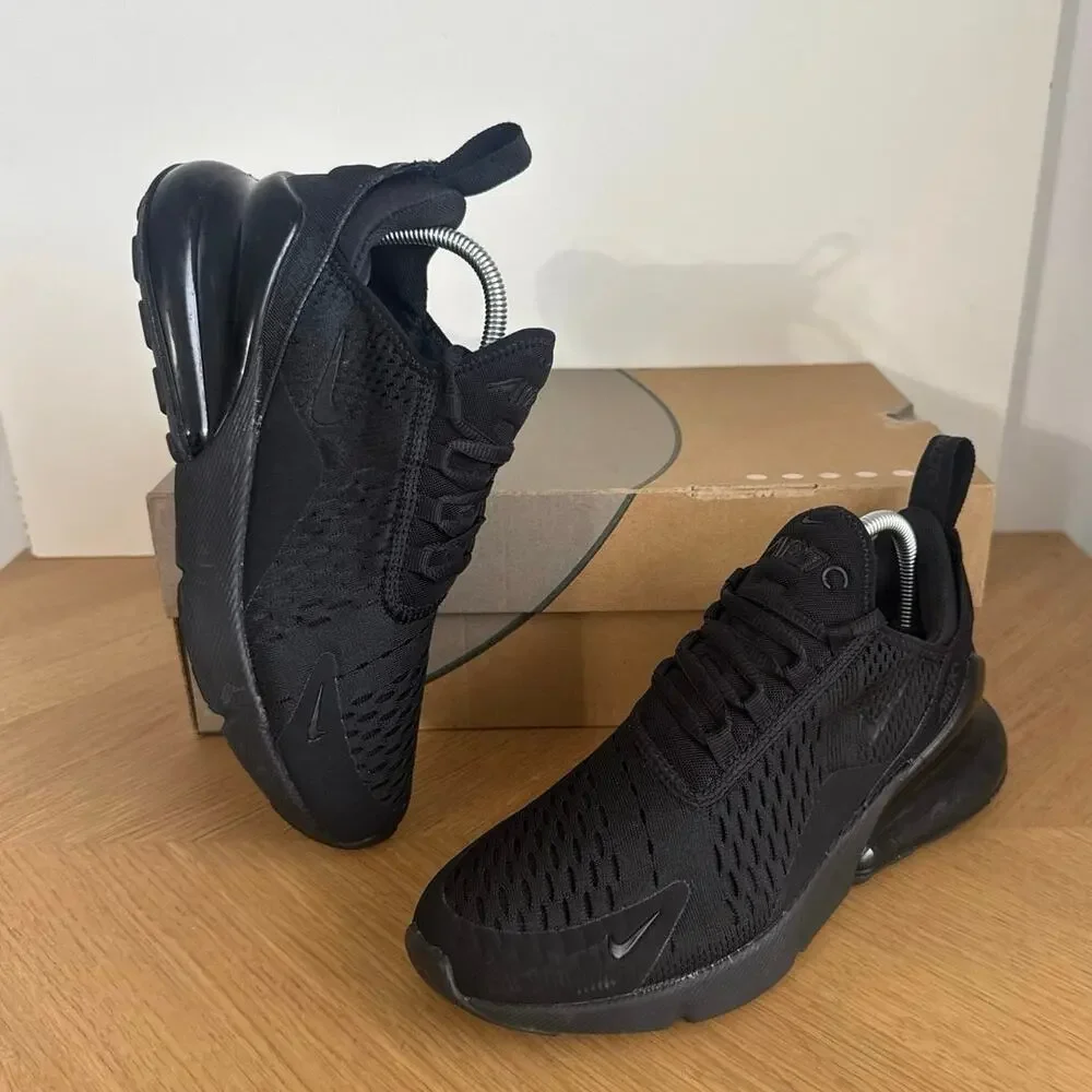 Nike Air Max 270 ‘Triple Black’ Women Sneakers- SZ 6